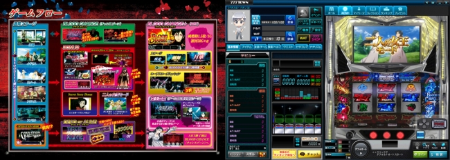 パチスロBLOOD＋ 二人の女王」（タイヨーエレック株式会社）がパチンコ