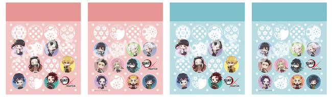 非売品】鬼滅の刃×ハートアップ限定コラボ クリアファイルコンプセット