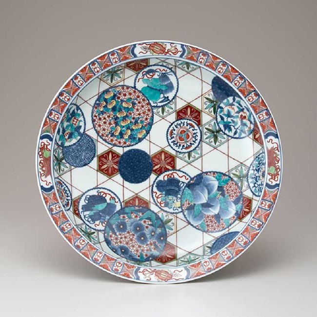 今右衛門 イマエモン 鉢 菓子器 共箱 草花文様 今右衛門 イマエモン 鉢