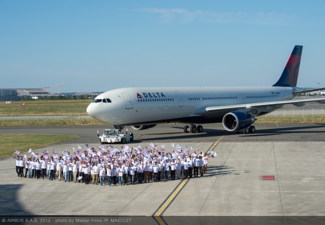 航空機・ヘリコプター Gemini Airbus A330-300 Delta Airlines 航空機