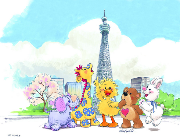 Suzy's Zoo スージーズー 作者直筆サイン入りポスター 木製フレーム付