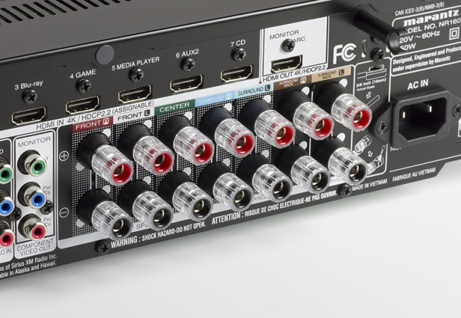 NR1607 7.2 ch dolby atoms 対応 マランツ、Dolby Atmos、DTS:X、HDCP