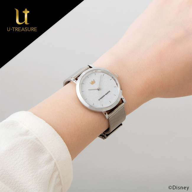 キングダム ハーツ】モノグラム腕時計。シルバーとブラック2種類の