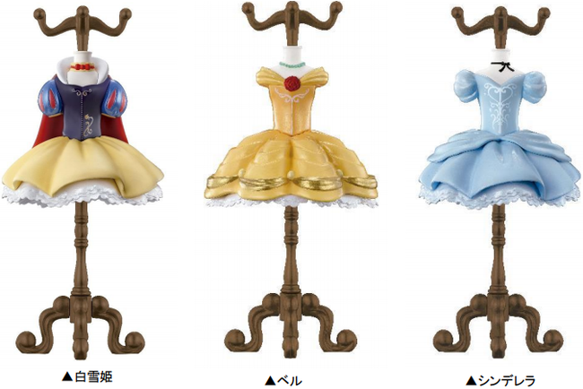 憧れのディズニープリンセスのドレスがジュエリースタンドになって