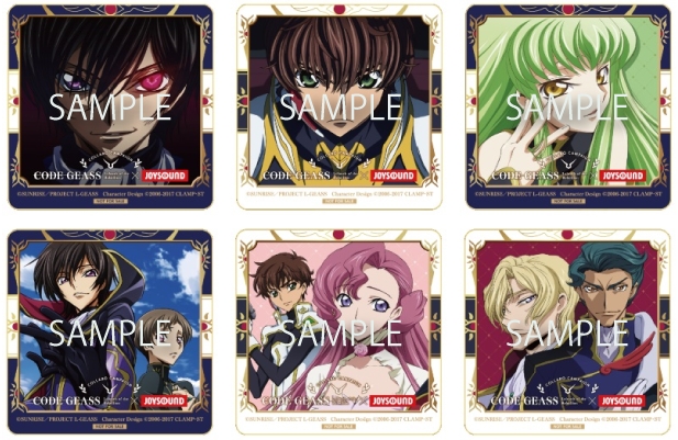 コードギアス反逆のルルーシュ JOYSOUND コースター C.C. コードギアス