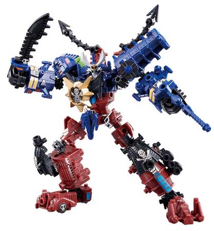 5体合体で、全高180mmの大迫力！バンダイ オリジナル食玩