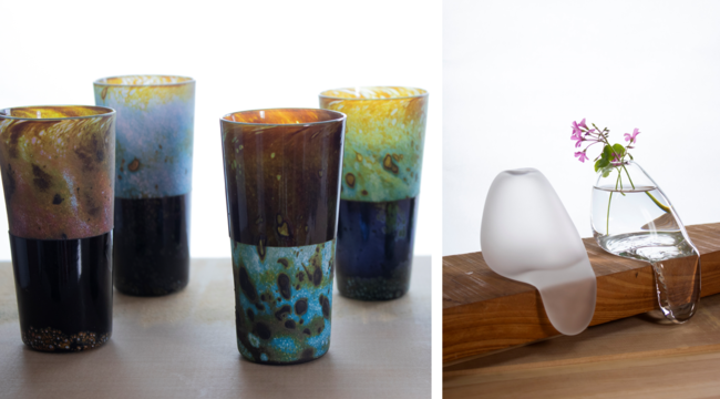 銀座 蔦屋書店】ガラス作家3名による技巧を凝らした個性豊かな器をご
