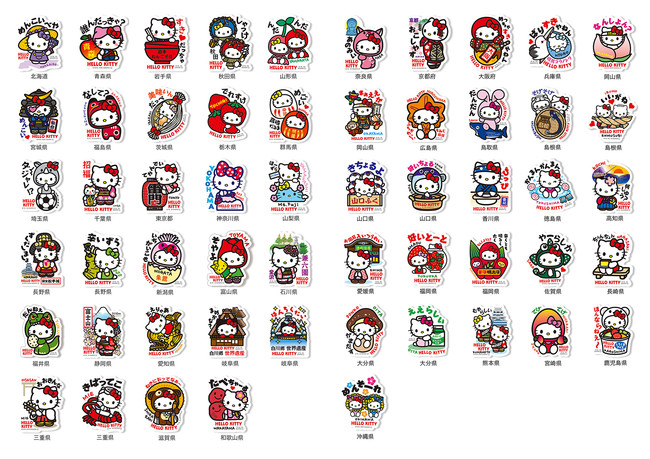 ご当地キティーちゃん 目指せ！47都道府県コンプリート 「全国ご当地