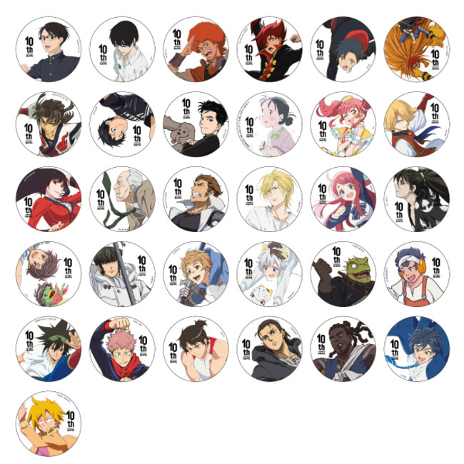 呪術廻戦 MAPPA 10th Anniversary 缶バッジ 五条悟 MAPPA SHOWCASE