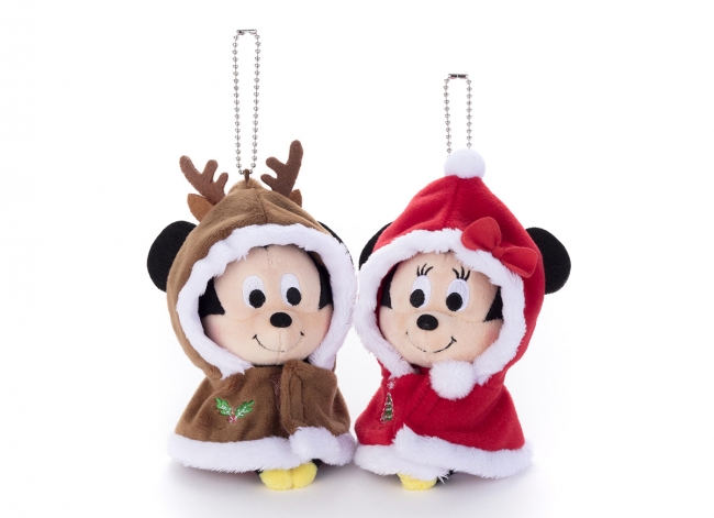 ディズニーキャラクター ちょっこりさんボールチェーン付きポンチョ