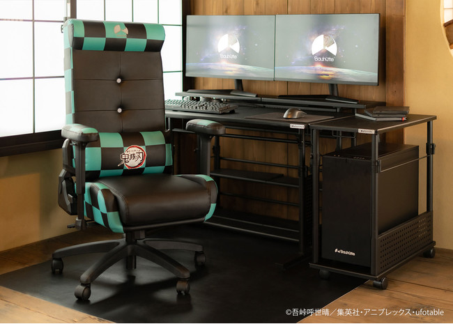 Bauhutte】「鬼滅の刃」モデルのゲーミングチェア/座椅子が発売決定