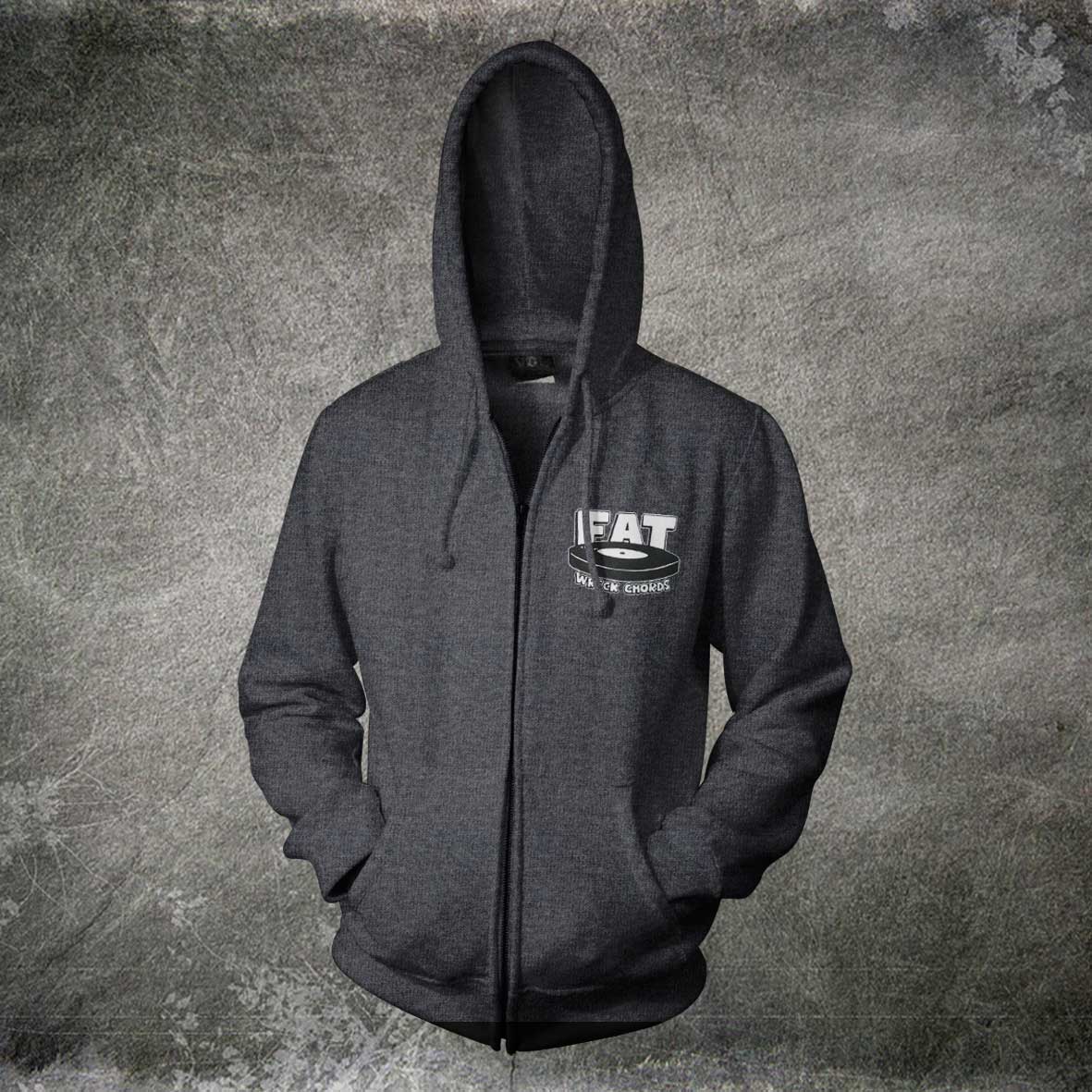 Fat Wreck Chords / Logo Zip パーカー [ダークグレー] - PUNK MART