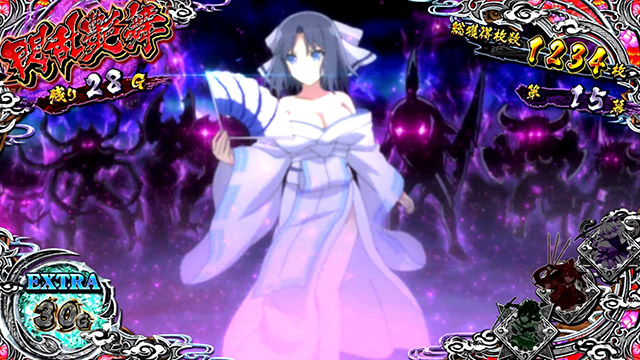 Lパチスロ閃乱カグラ2 SHINOVI MASTER(スマスロ)│通常時 モード