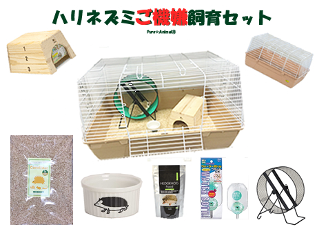 ハリネズミケージ ハリネズミ用品 セット 初めてのハリネズミ飼育