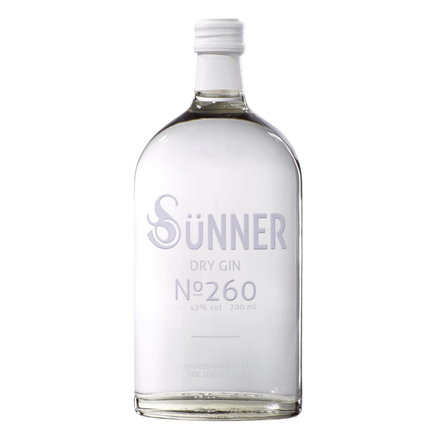 Få Sünner Dry Gin No. 260 til 250,- Lækker og mild gin fra Køln