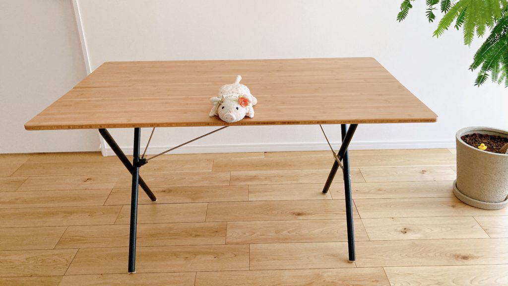 peak ワンアクションテーブルロング竹 収納バッグ付き 120cm snow peak