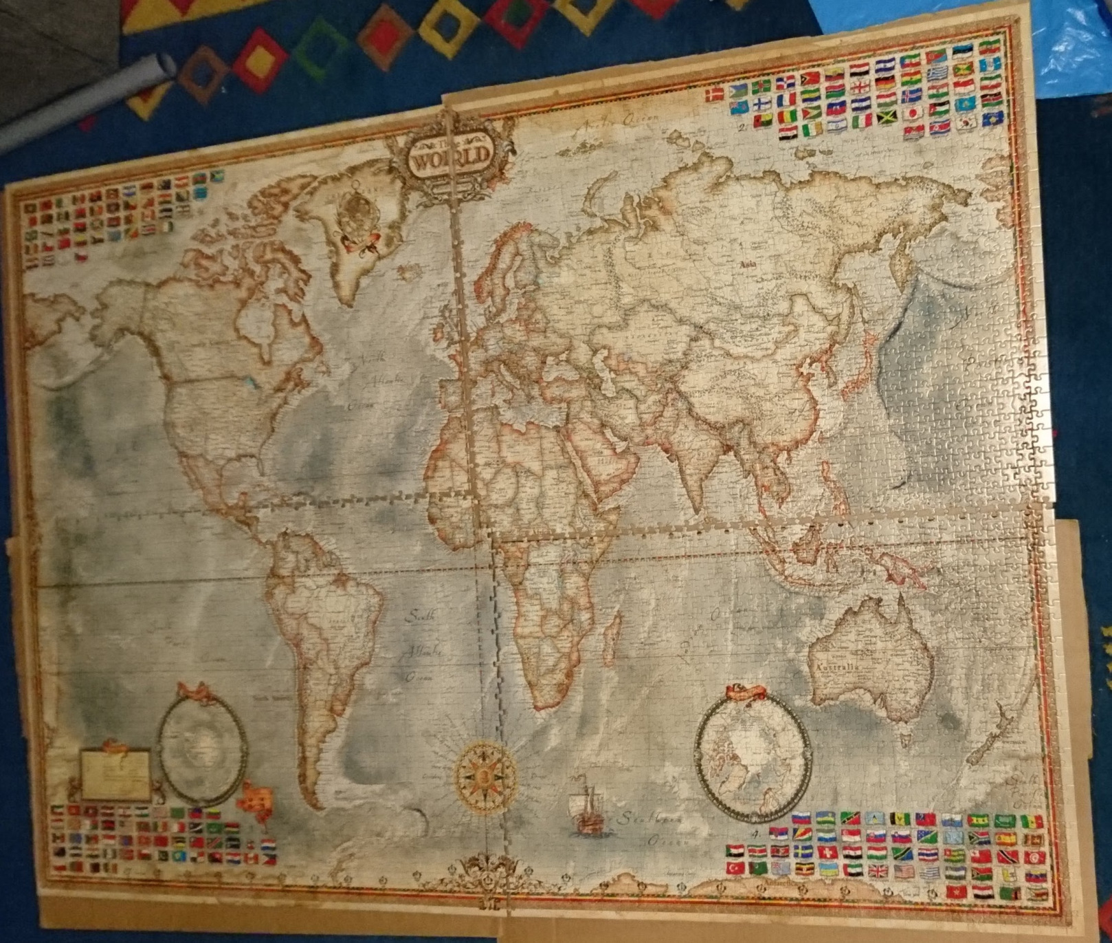 4000ピース ジグソーパズル Educa 世界の行政地図 The World