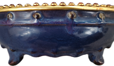 宋代鈞窯红釉宋徽宗御用筆洗奉華御用底款宋代鈞窯红釉宋徽宗御用筆洗奉