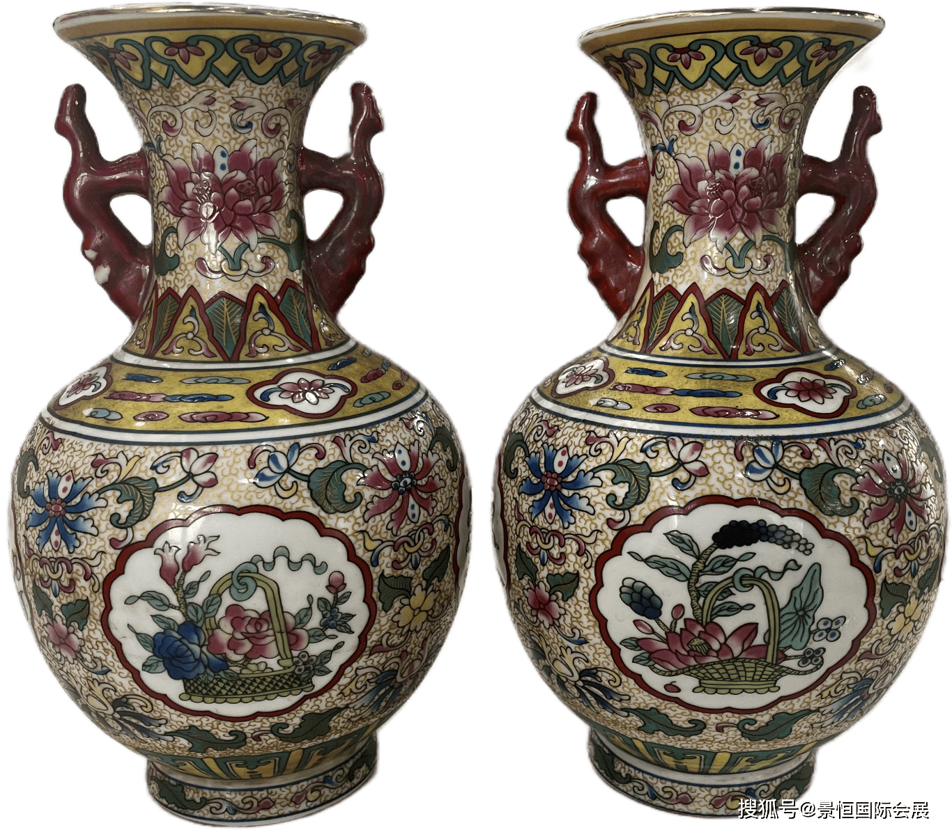 大清乾隆年製 辰砂 花器 花瓶 飾り壺 大振り 時代 古玩 旧家 蔵出 骨董