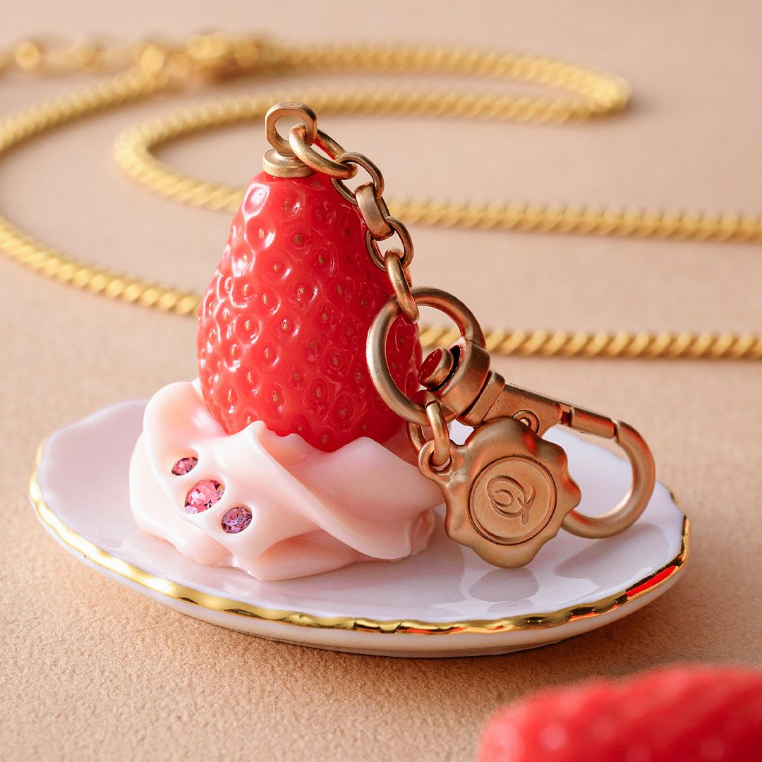 店舗限定商品】フレッシュストロベリー バッグチャーム（ホワイト