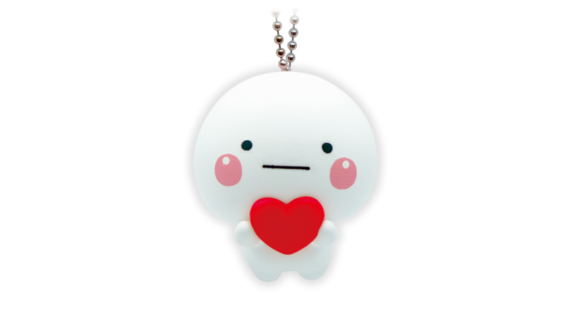 しろまる マスコットボールチェーン | Qualia