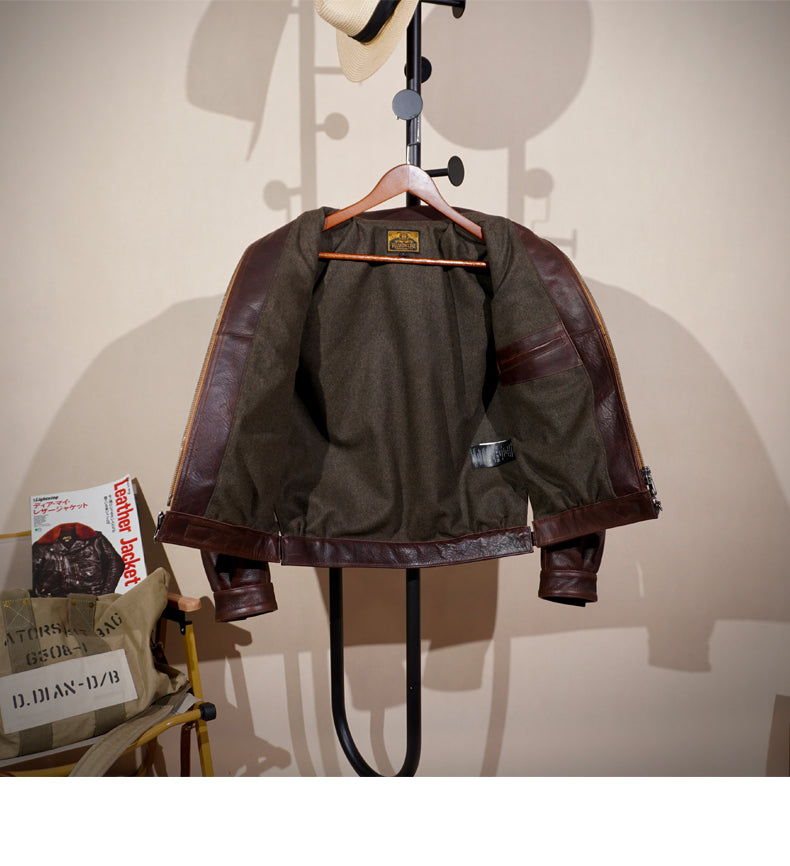 ririジップ使用◇2㎜極厚カウレザードイツ空軍復刻 エーリヒ