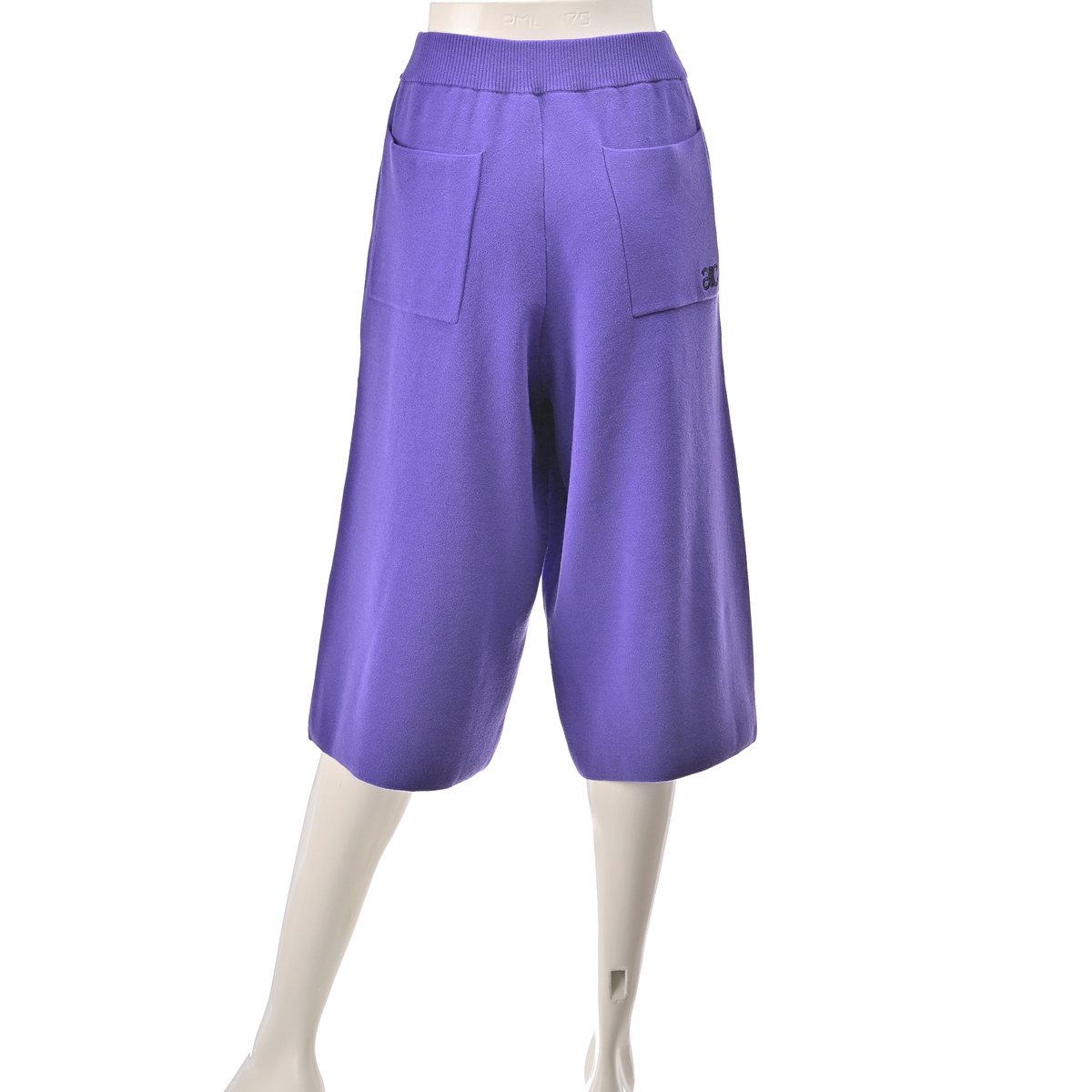 Anne Coquine コアスパンヤーンニットガウチョパンツ アンコキーヌ