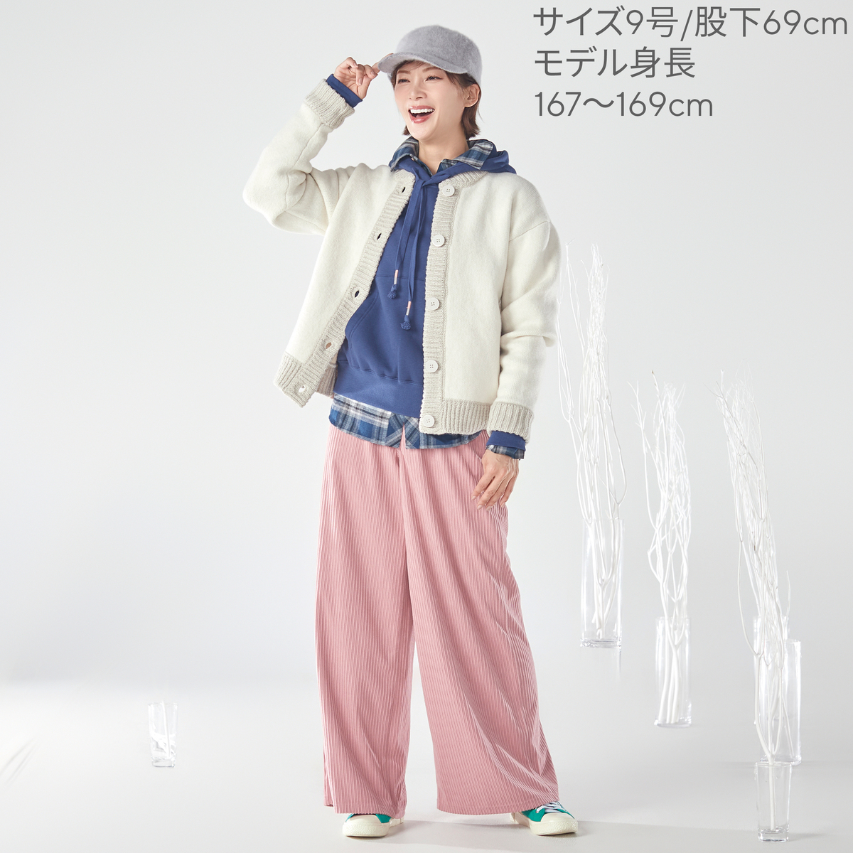 GRC ニットコーデュロイペインターパンツ ギブリコレクション（Give Re