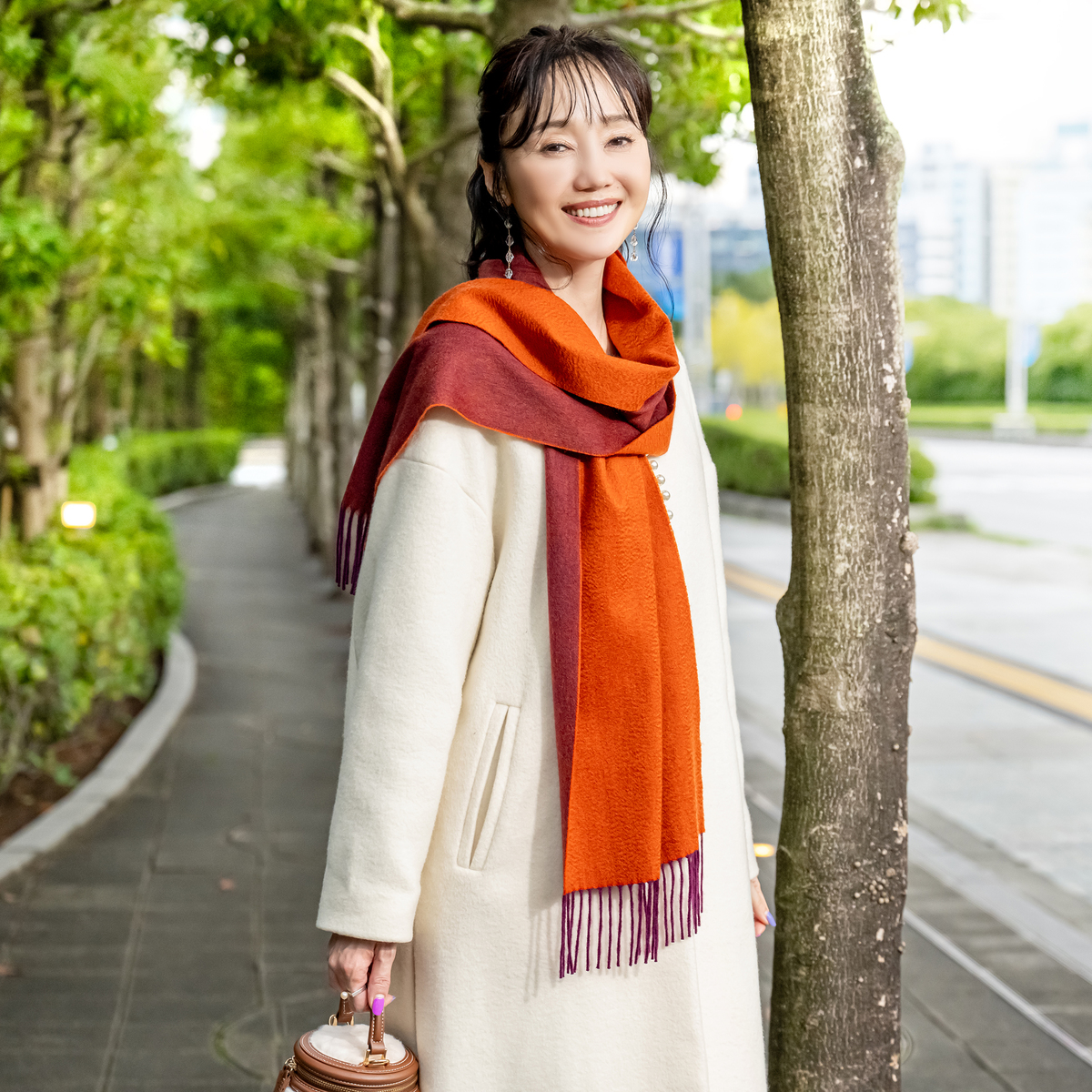 AGNONA カシミヤ シルク ストール AGNONA アニオナ カシミヤ&シルク