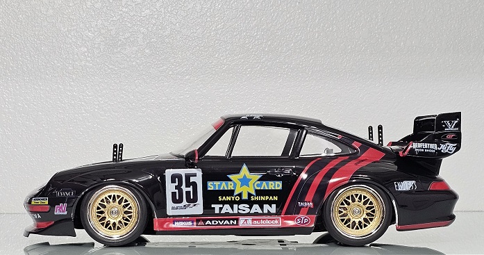 Tamiya Ta02Sw Taisan Starcard Porsche 911 GT2 – Vintage – RC