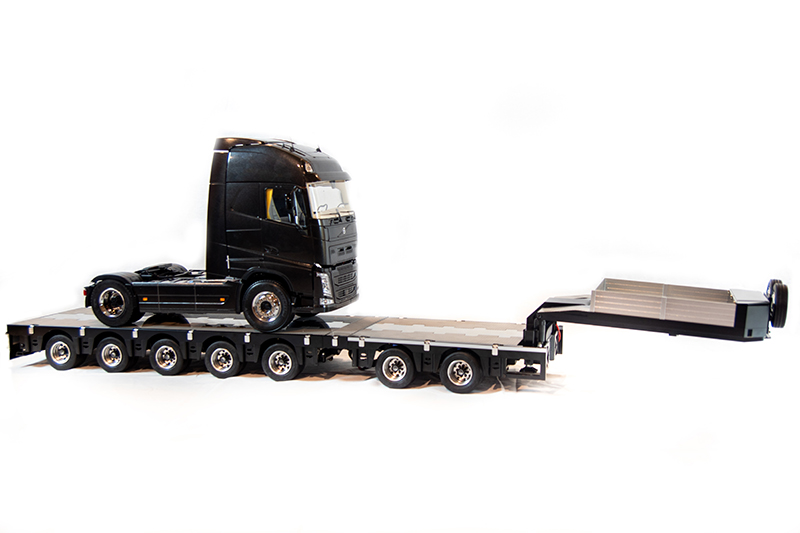 ホビーラジコン FURY BEAR 2+5 axle semi low loader Fury Bear 1/14