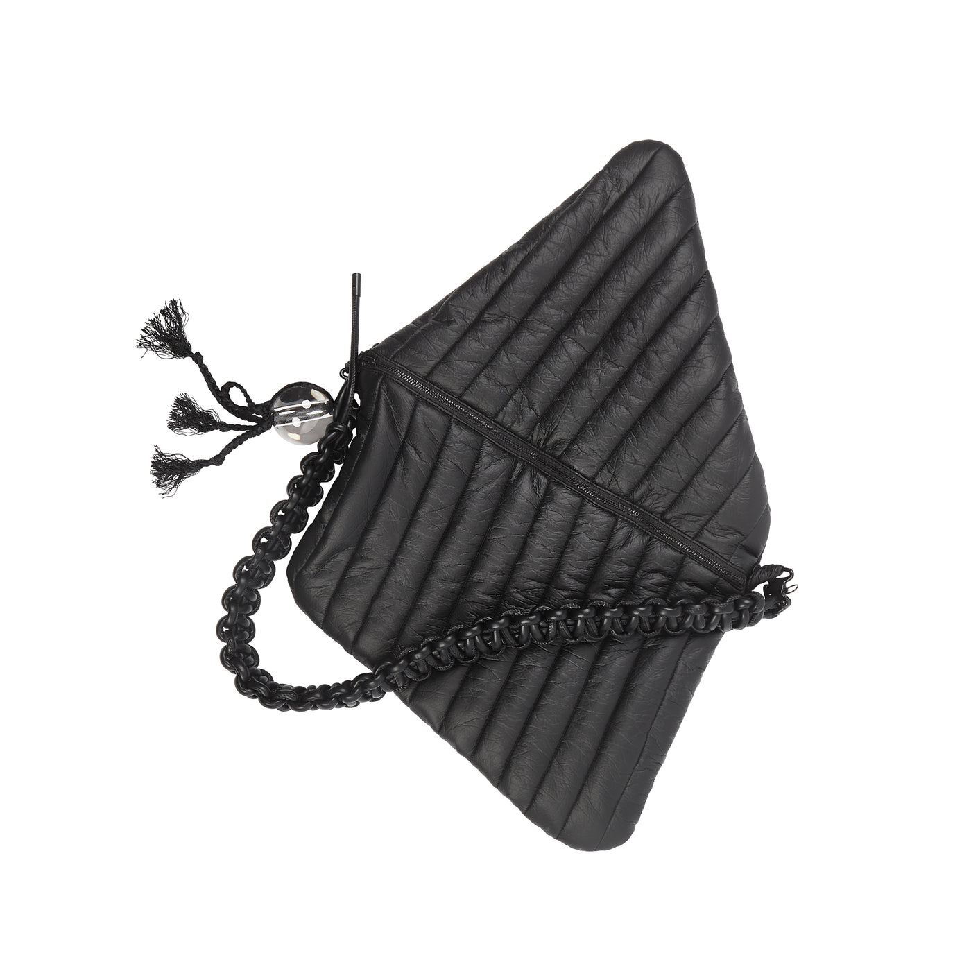 NUTEMPEROR / ナットエンペラー - PU LEATHER BAG (BLACK) | RADD LOUNGE