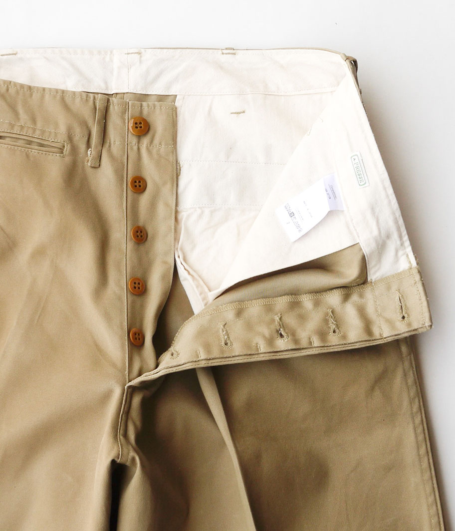 A.PRESSE Vintage US ARMY Chino Trousers [BEIGE] - Fresh Service