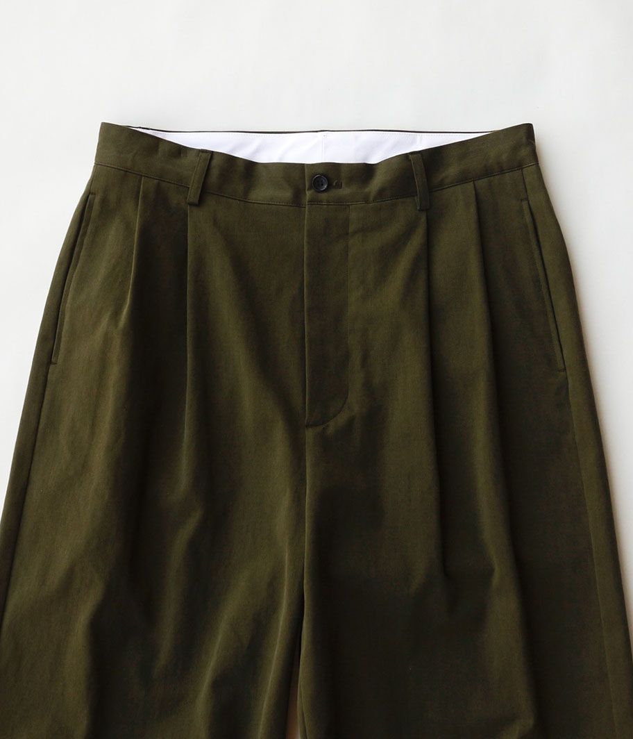A.PRESSE Chino Trousers [OLIVE] - Fresh Service NECESSARY or