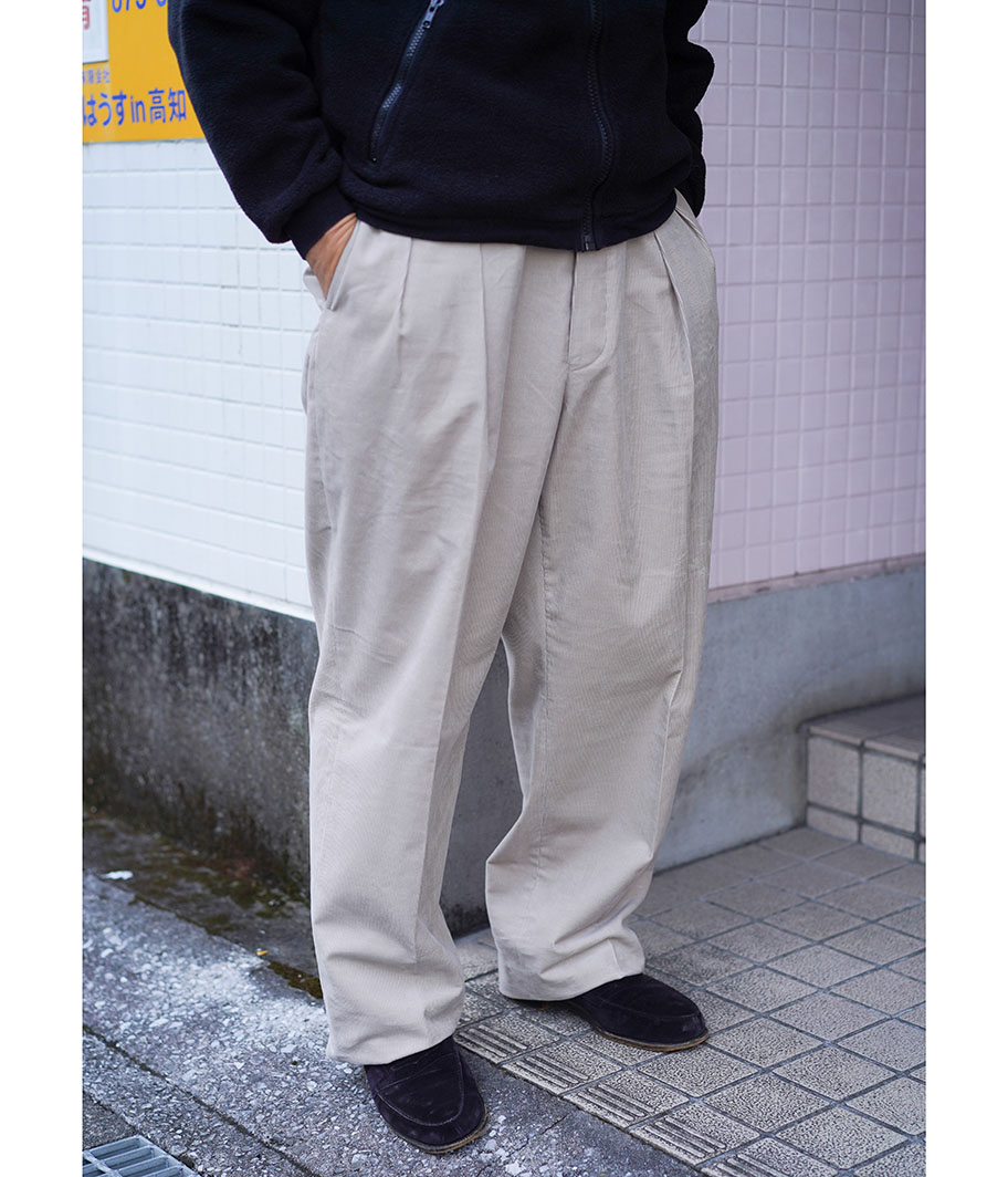 NEAT PONTOGLIO Corduroy NEAT Chino [SAND BEIGE] - Fresh Service