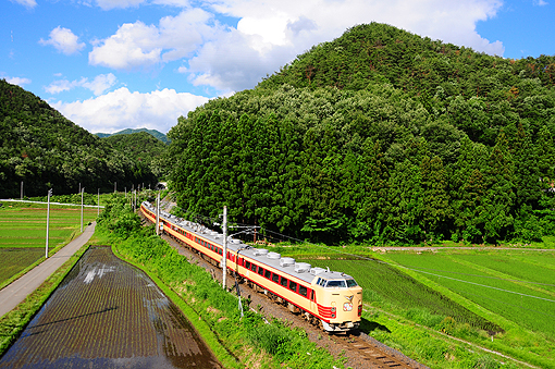 JR東日本サボ 両面行先板 特別快速 仙山 ノンストップ 仙台-山形 幅