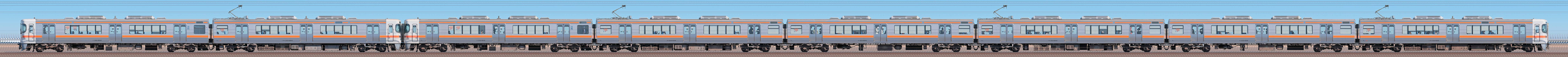 JR東海大垣車両区313系5300番台Z3編成＋5000番台Y115編成（海側