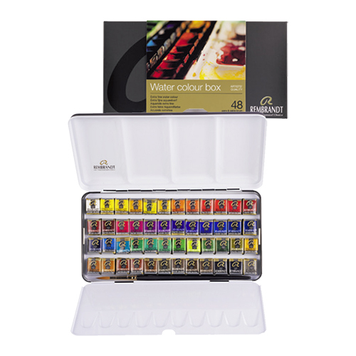ターレンス レンブラント固形水彩絵具48色セット | 画材ショップ楽屋