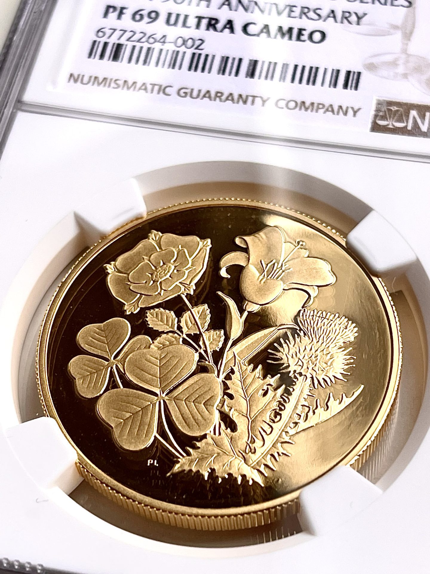 Canada 1998 350 Dollars Gold 1.22oz Proof - The Four Flowers Series