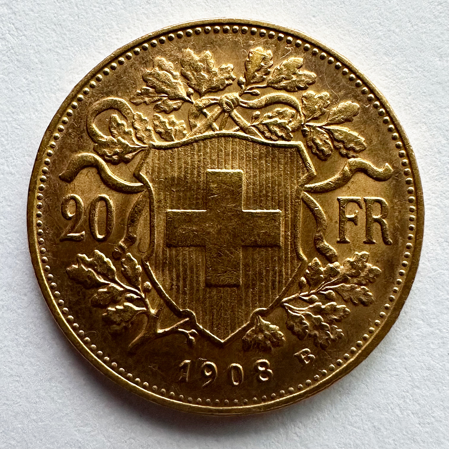 アルプスの少女ブレネリ☆1883年スイス 20Fr 金貨 PCGS MS64+ 66＋