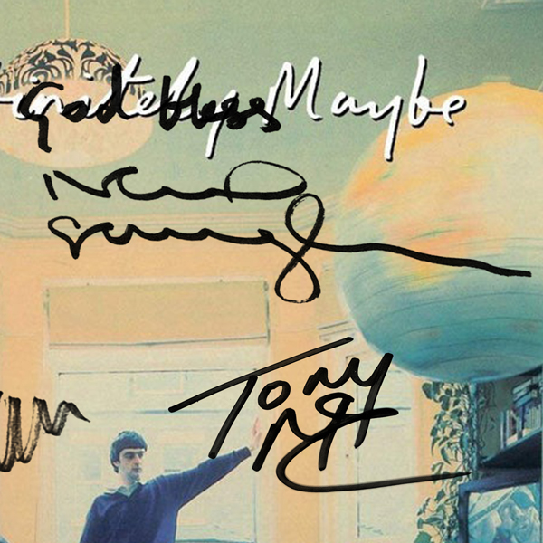 Oasis - Definitely Maybe LP Cover Limited Signature Edition Custom