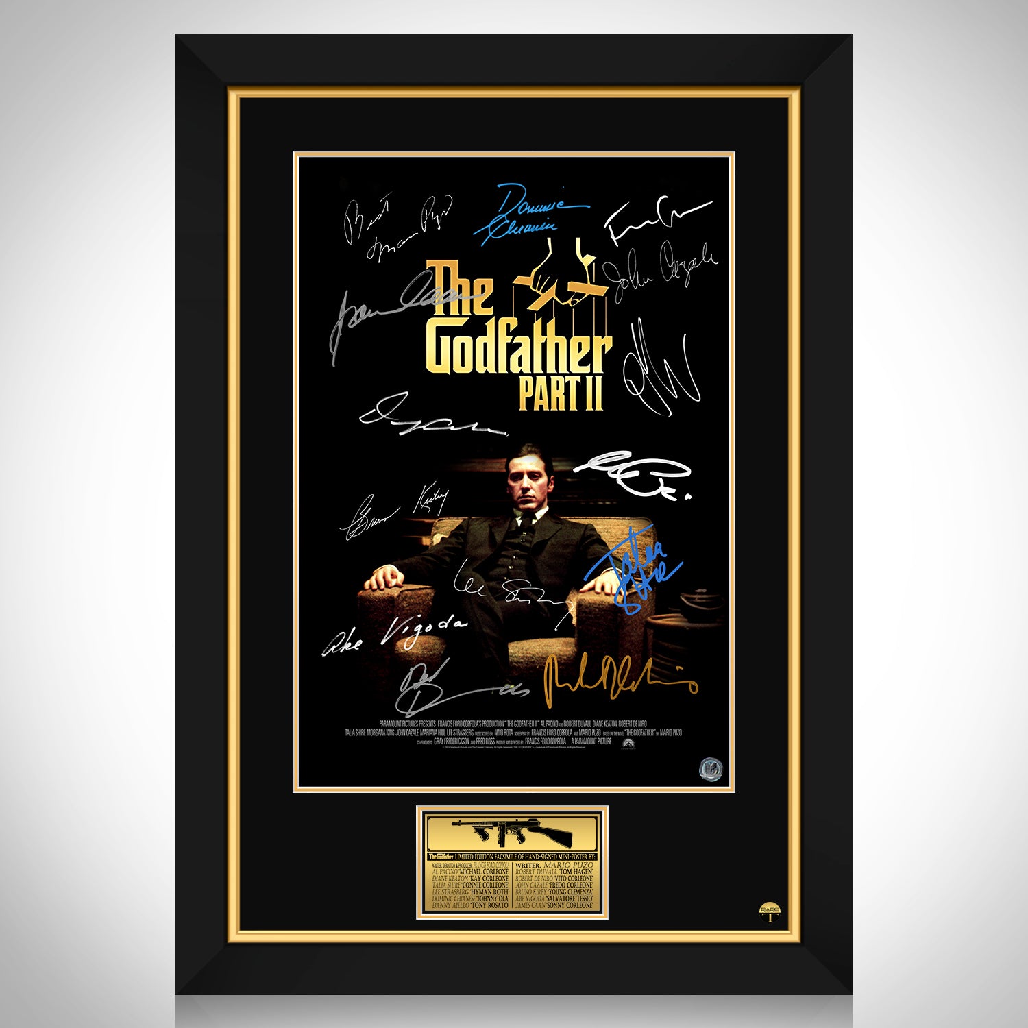The Godfather Part II Mini Poster Limited Signature Edition Custom