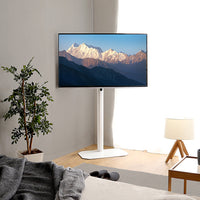 八角形 壁寄せTVスタンド（240度スイングタイプ）/空間を美しく飾る