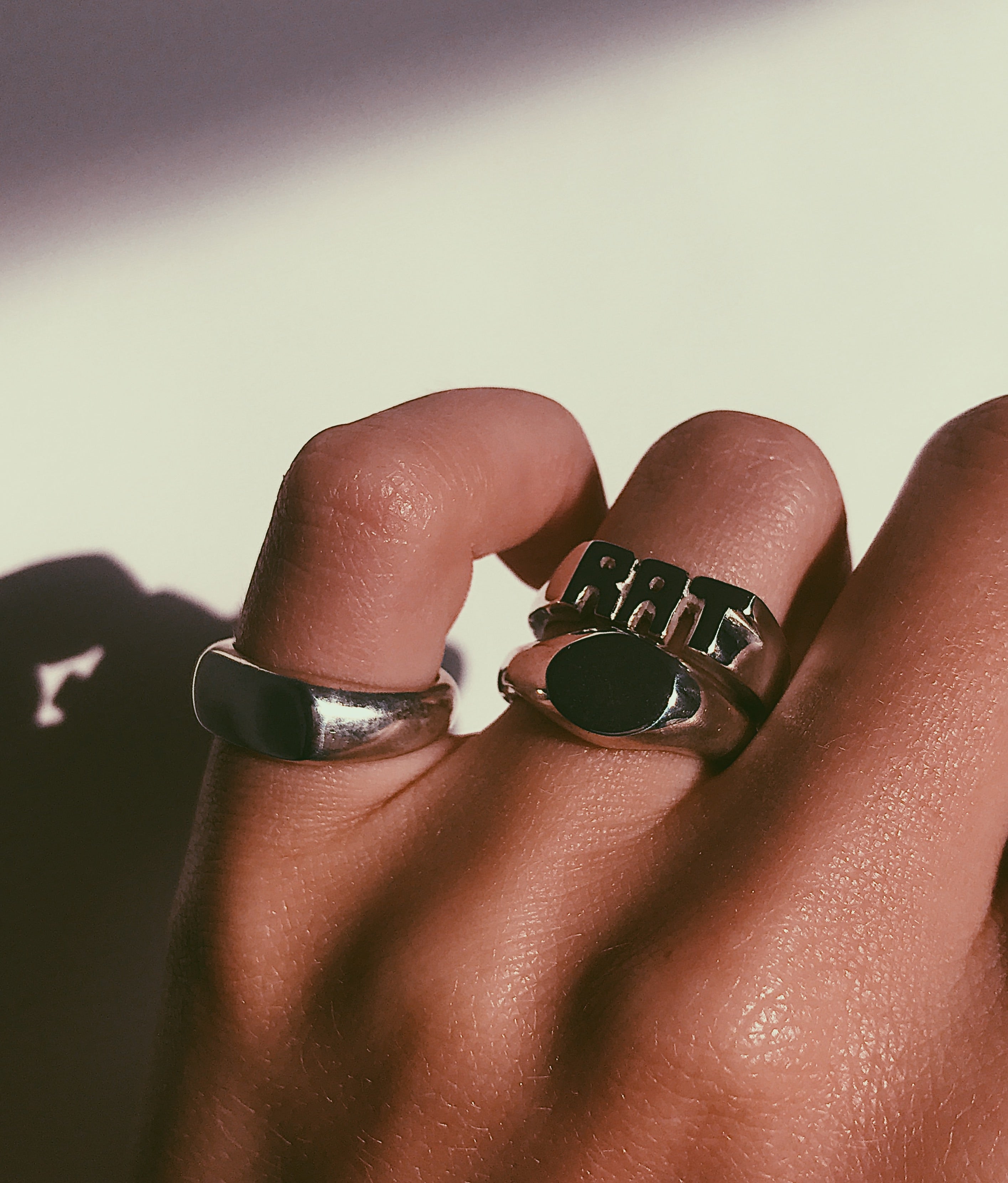 Rat Ring in Sterling Silver – Chunky Jewellery – Rat Betty