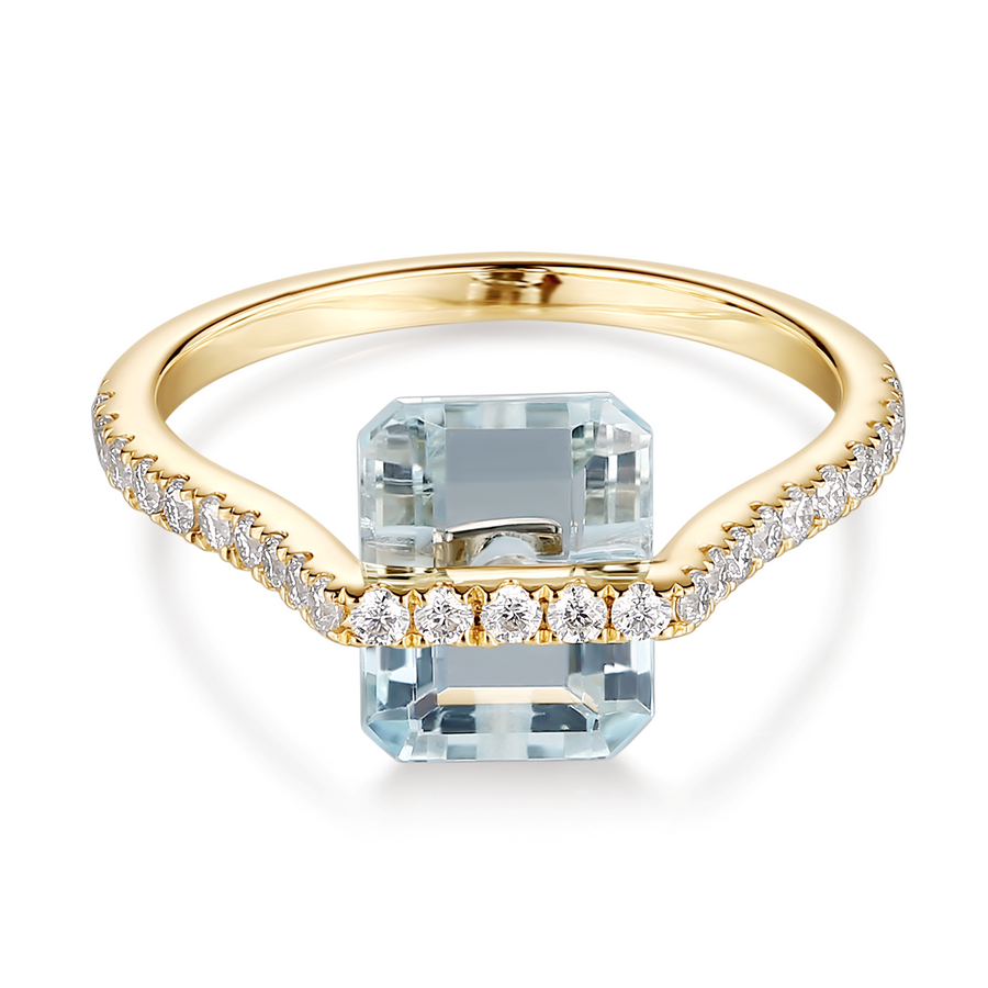 Ravicharme | 【数量限定】Nude 天然石リング アクアマリン – RAVICHARME