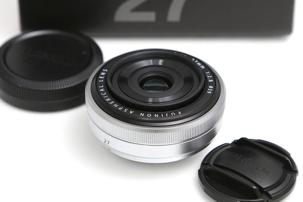 FUJIFILM フジフィルム XF 27mm F2.8 単焦点レンズ シルバー 富士