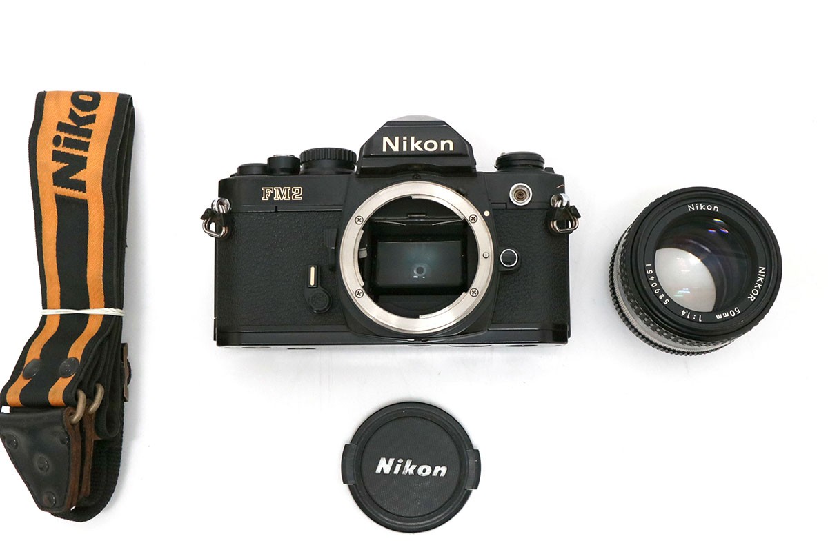 Nikon newfm2 AI nikkor 50mm f1.4s 接眼レンズ付