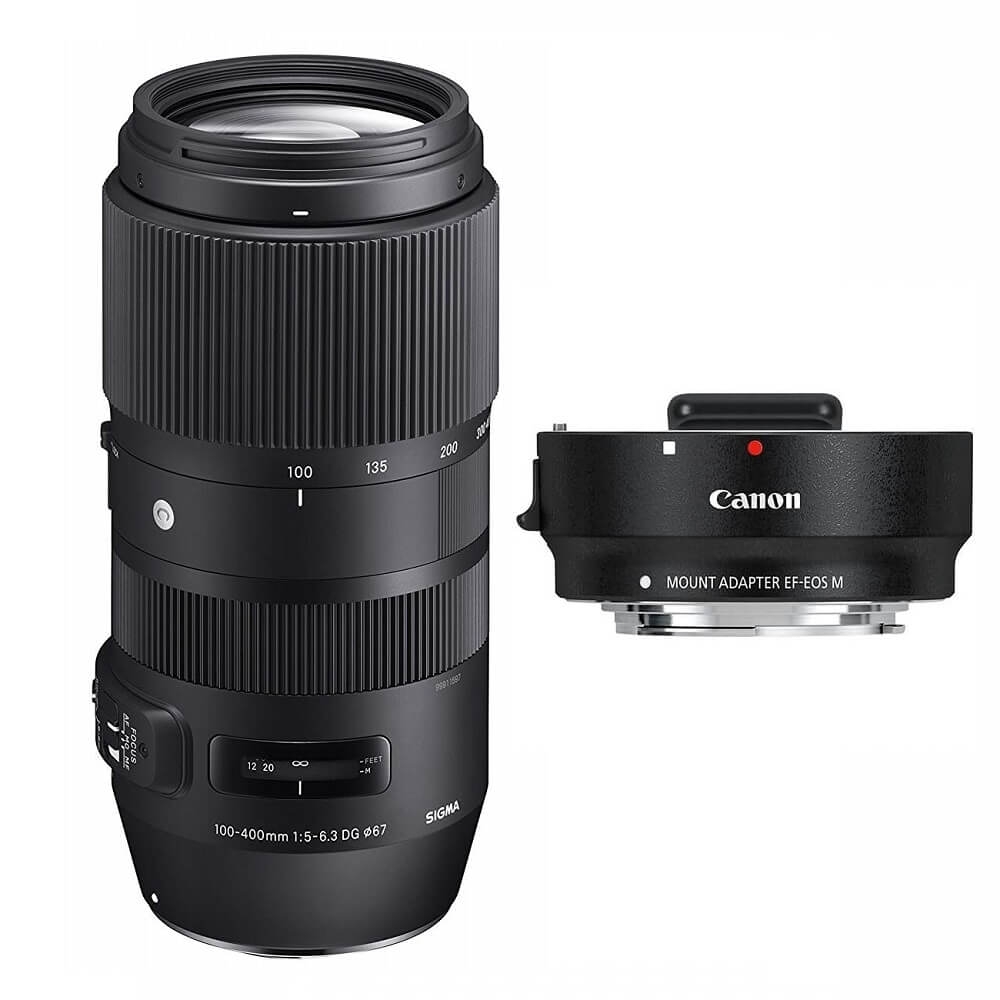 SIGMA（シグマ）100-400mm F5-6.3 DG OS HSM + EF-EOS M 望遠ズーム