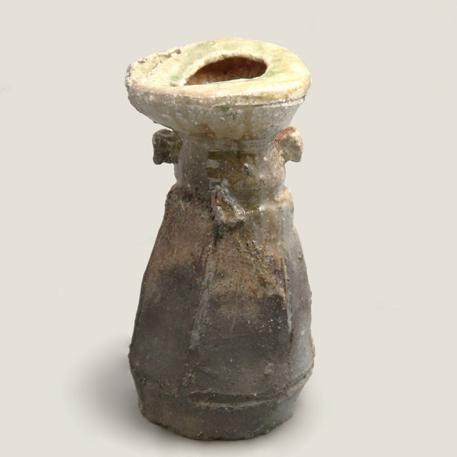 SOLD】杉本 貞光 「からたち写花入」 | 京都祇園の古美術、古陶磁