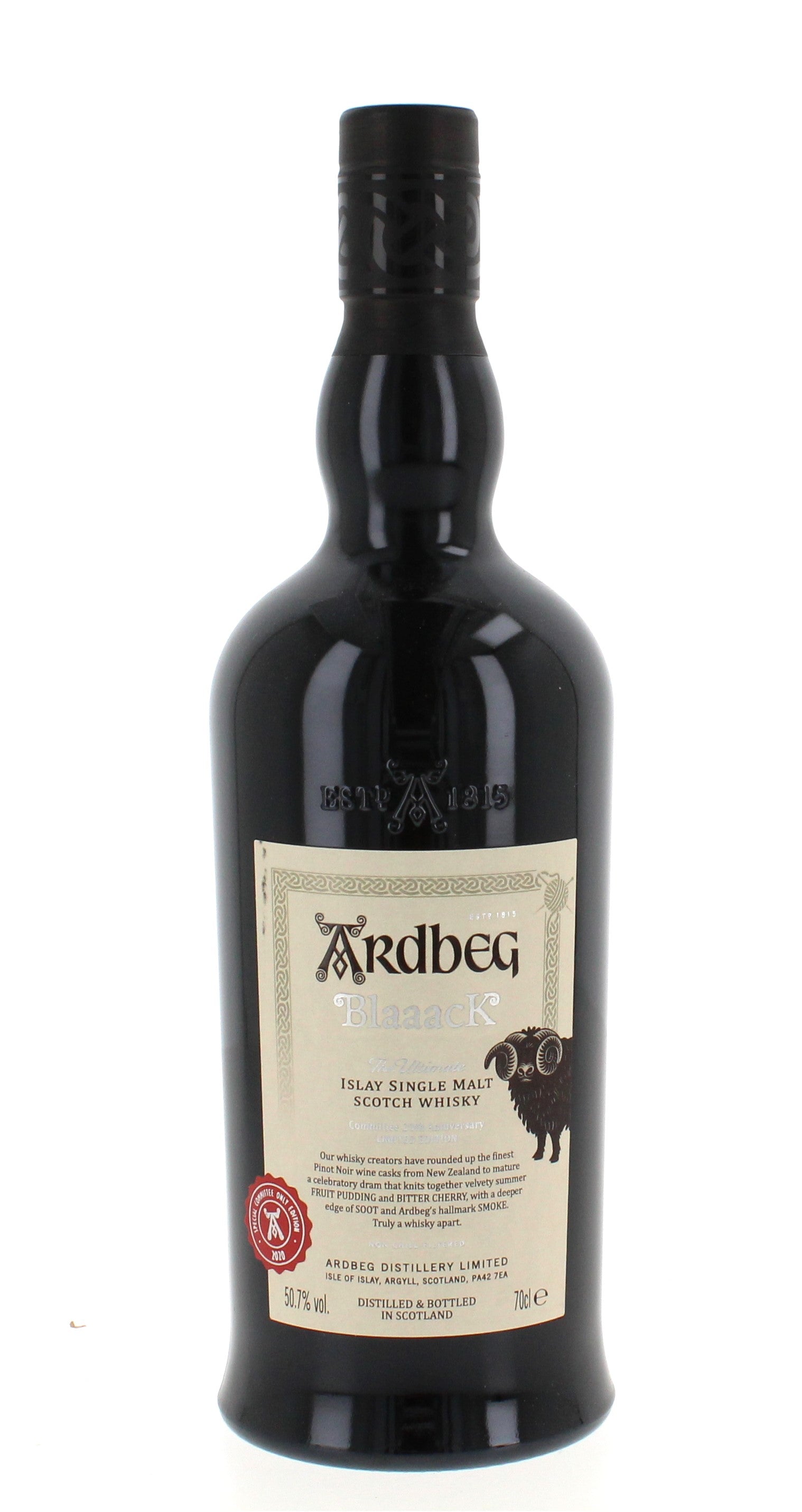 Ardbeg Blaaack Special Committee Only Edition 2020 - 70cl 50.7